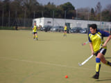 Chiltern 1st XI at Bishops Stortford 13/4/13 playing hockey